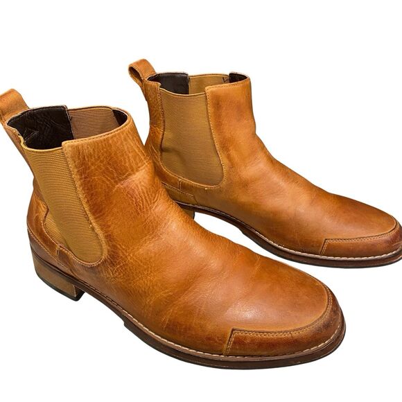 Cole Haan Chelsea Boots Men\'s 9M Tan Brown Leather Ankle Pull On Comfort C11057 main image 5